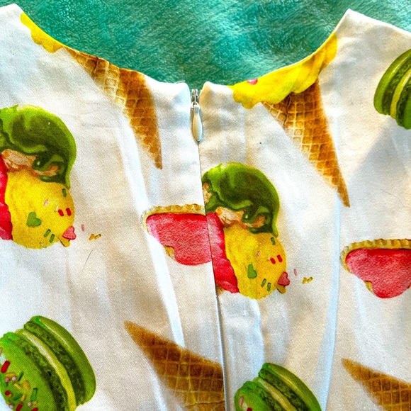 Mayoral sz 8 dress “dessert pattern “ gorgeous and fun!! Made in Spain - Picture 2 of 8